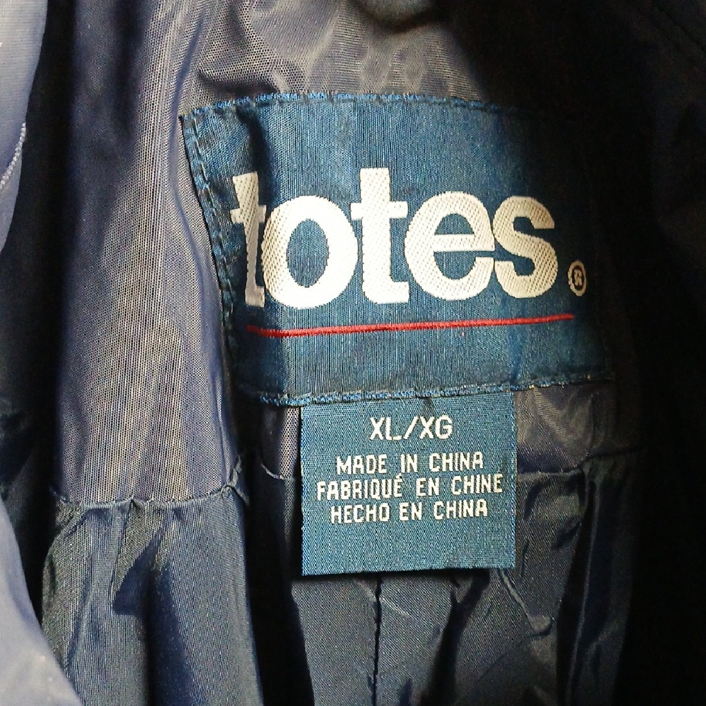 Totes Womens Blue Raincoat Xl - Picture 5 of 5